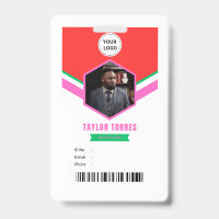 Taylor | ID photo de l'employé Badge du gestionnai