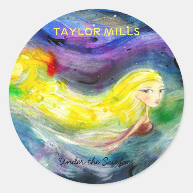 Taylor Mills "Under the Surface" Aufkleber (Vorderseite)