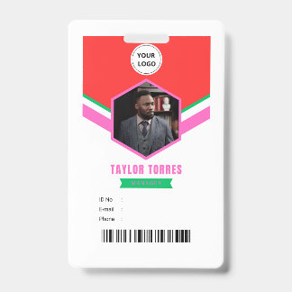 Taylor | Mitarbeiter Foto ID Firmenmanager Abzeich Ausweis