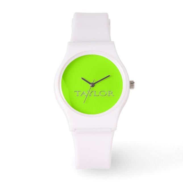 Taylor Personalisiert Name Watch Armbanduhr (Vorderseite)