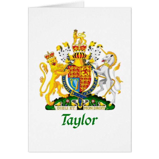 Taylor-Schild von Großbritannien (Vorne)