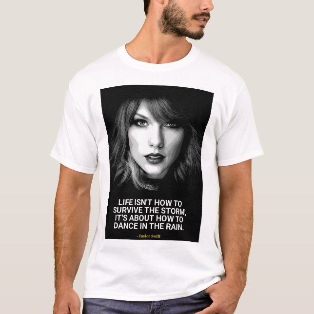 Taylor Swift quotes T-Shirt (Vorderseite)