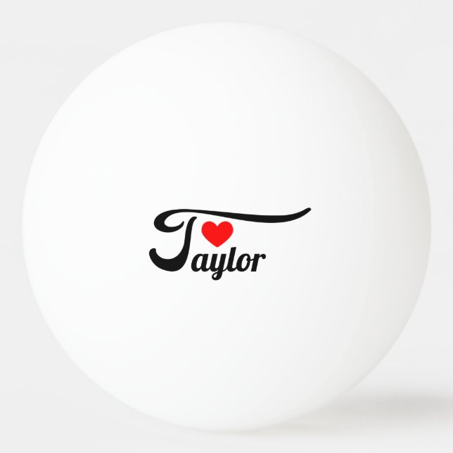Taylor Tischtennisball (Vorderseite)