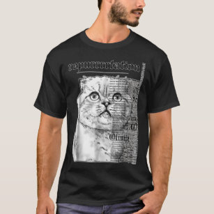 Taylor White Cat T-Shirt Swift Rep Tour Essential 