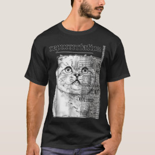 Taylor White Cat T-Shirt Swift Rep Tour Essential