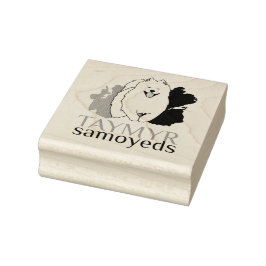 Taymyr Samoyeds-Logo Gummistempel