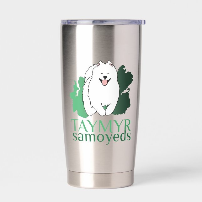 Taymyr Samoyeds-Logo Thermobecher (Links)
