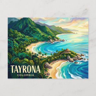 Tayrona-Nationalpark Kolumbien Postkarte