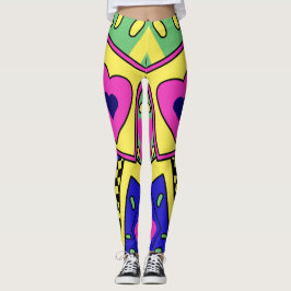 Tayt Pop Art Leggings moderne 24SS-Druckmuster