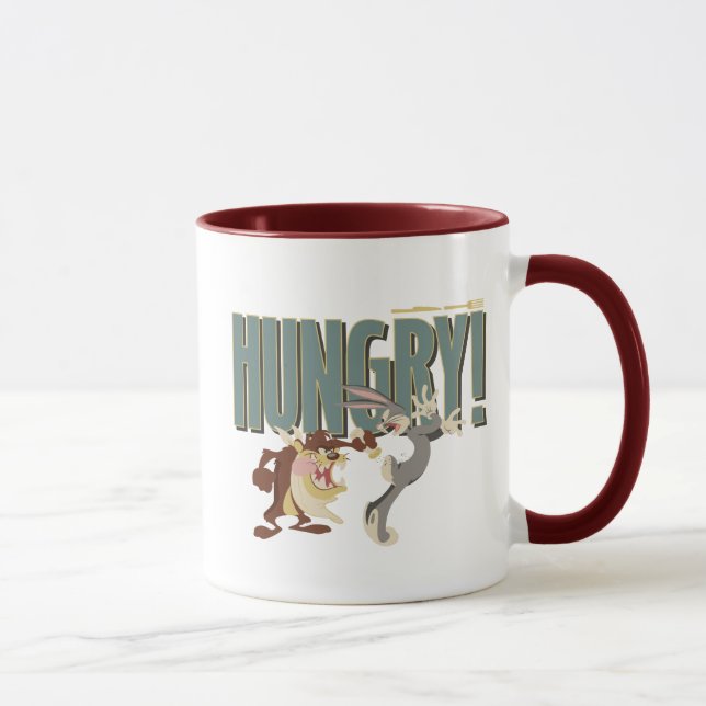TAZ™ & BUGS BUNNY™ "Hunger" Tasse (Rechts)