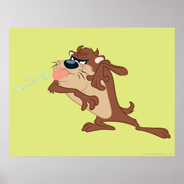 TAZ™, der die Zunge heraushält Poster (Vorne)