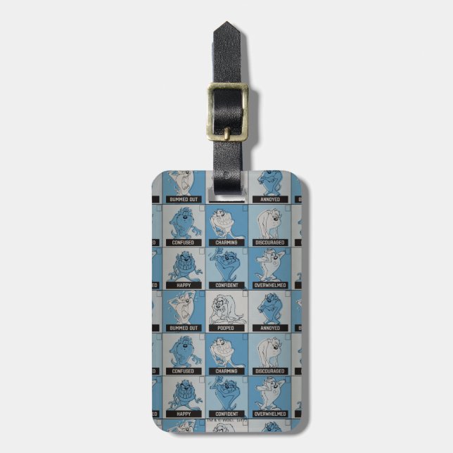 TAZ™ Emotion-Checkbox Gepäckanhänger (Vorderseite vertikal)