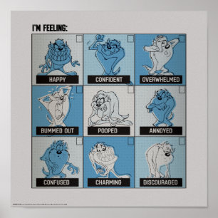 TAZ™ Emotion Checkbox Poster