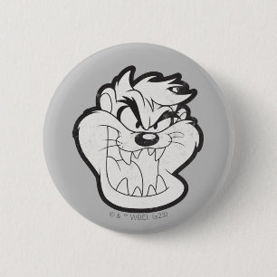 TAZ™ Evil Grin Abzeichen Button
