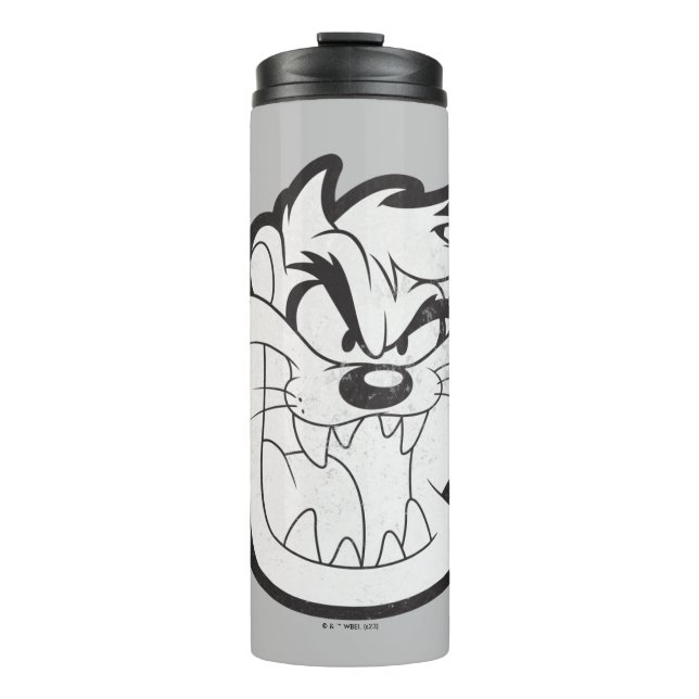 TAZ™ Evil Grin Abzeichen Thermosbecher (Vorderseite)
