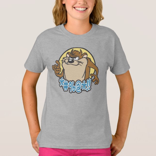 TAZ™ Expletive Circle Graphic T-Shirt (Vorderseite)