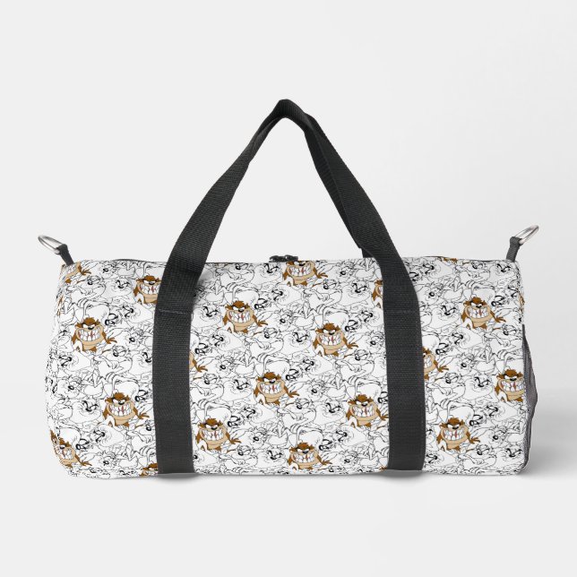 TAZ™ Line Art Pop Muster Duffle Bag (Vorderseite)