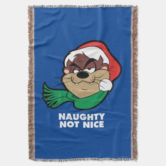 TAZ™ "Naughty Not Nice" Decke (Vorderseite Vertikal)