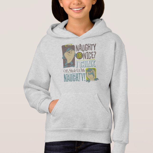 TAZ™- Naughty oder Nice? Hoodie (Vorderseite)