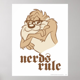 TAZ™ - Regeln für Nerd Poster
