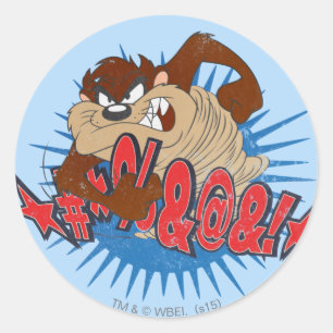 TAZ™ RUNDER AUFKLEBER