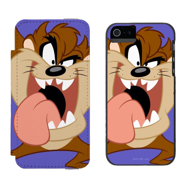 TAZ™| Seiner Zunge ausstechen Incipio iPhone Geldbeutel-Hülle (Seite an Seite)