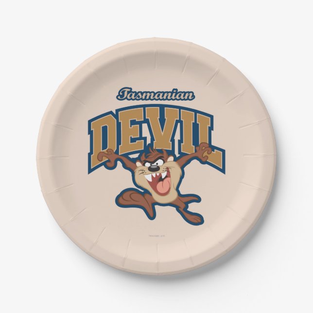 TAZ™ Tasmanian Devil Patch Pappteller (Vorderseite)