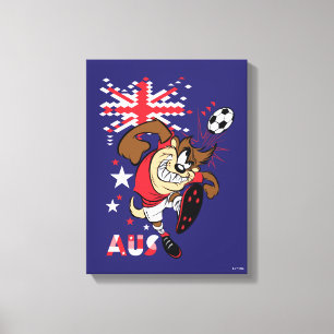 TAZ™ Team Australia Fußball-Grafik Leinwanddruck