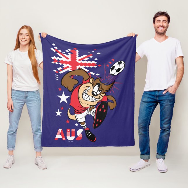 TAZ™ Team Australia Soccer Graphic Fleecedecke (Beispiel)