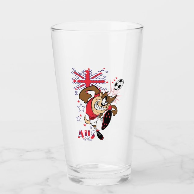 TAZ™ Team Australia Soccer Graphic Glas (Vorderseite)