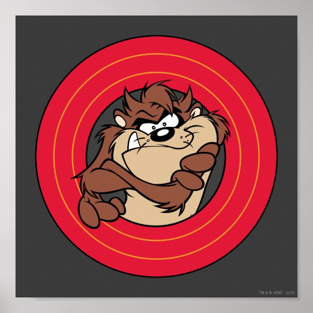 TAZ™ Through LOONEY TUNES™ Poster (Vorne)