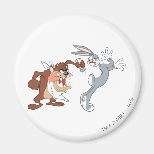 TAZ™ und BUGS BUNNY™ Magnet (Vorne)