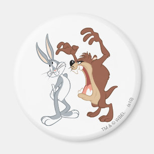 TAZ ™ und BUGS BUNNY ™ Nicht einmal zusammenzucken Magnet