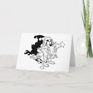 TAZ™ - Weihnachtsbaum Feiertagskarte