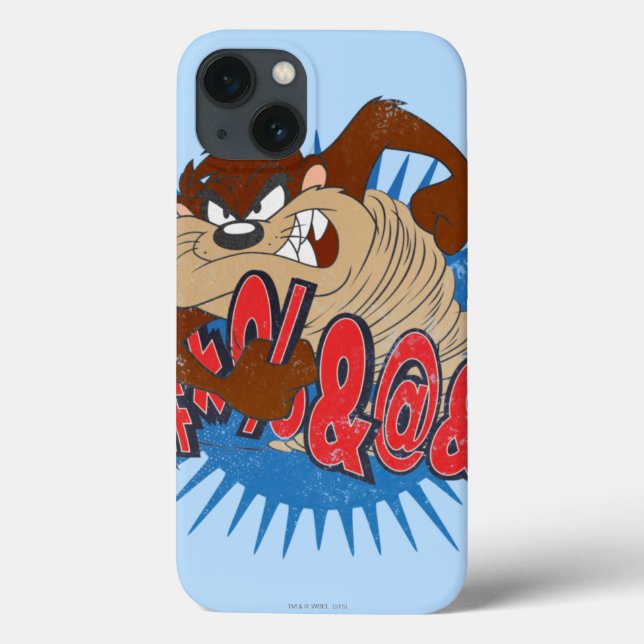 TAZ™-Zensur Case-Mate iPhone Hülle (Rückseite)