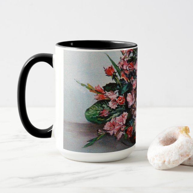 Taza Bodegón de Flores Tasse (Mit Donut)