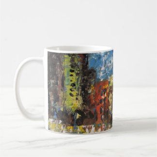 Taza ciudad abstracta kaffeetasse