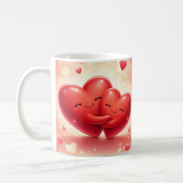 Taza Clásica con Diseño de Corazones | Regalo Perf Kaffeetasse