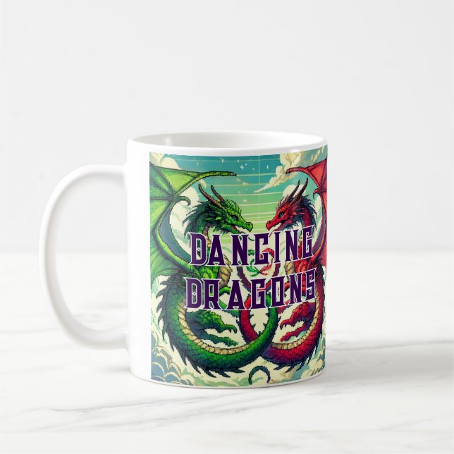 Taza Coffe DANCING DRAZON Kaffeetasse (Links)