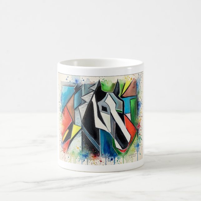 Taza con Arte Adstrato Kaffeetasse (Mittel)