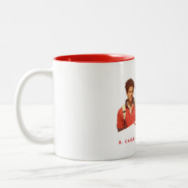Taza con oracion A Carlo Acutis Zweifarbige Tasse