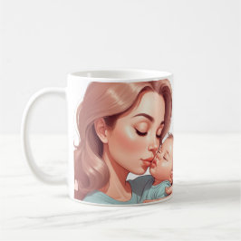 Taza de café blanca para madres kaffeetasse