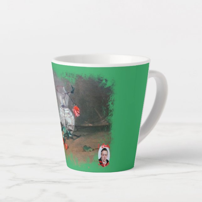 Taza De Café Latte Bodegón Milchtasse (Rechte Ecke)