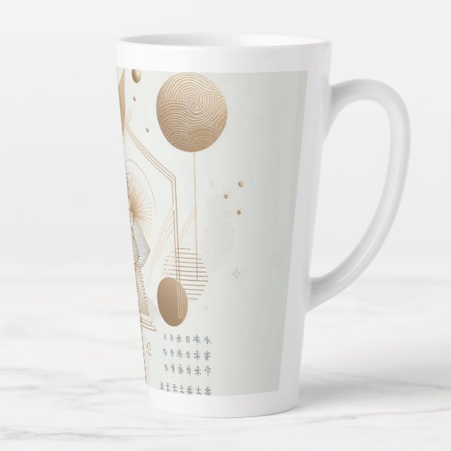 Taza de Café Latte Esencia  Milchtasse (Rechts)