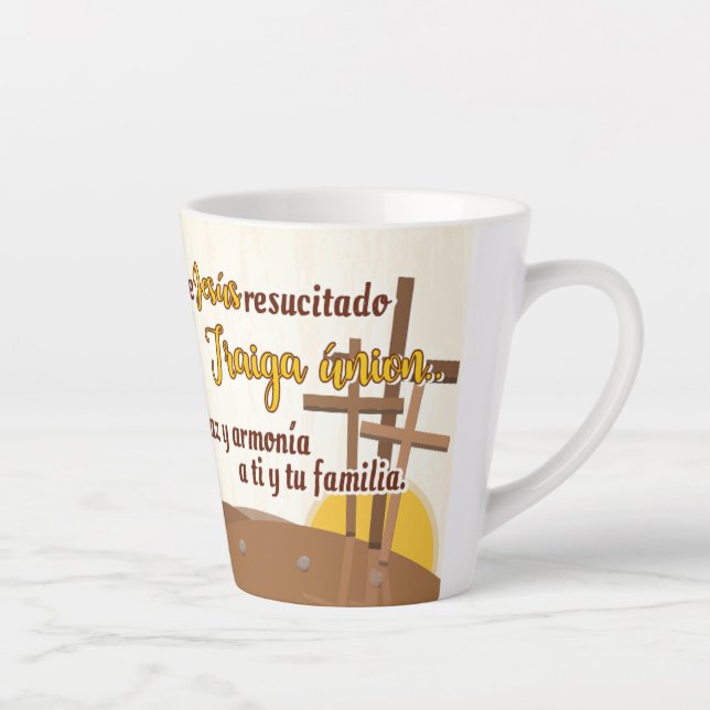 Taza de Café Latte Milchtasse (Rechts)