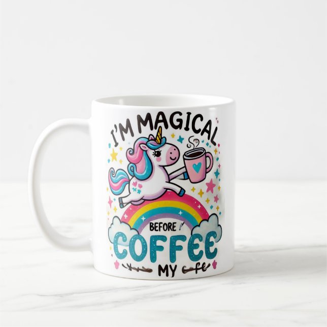 Taza de café - Taza con arcoíris  Kaffeetasse (Links)
