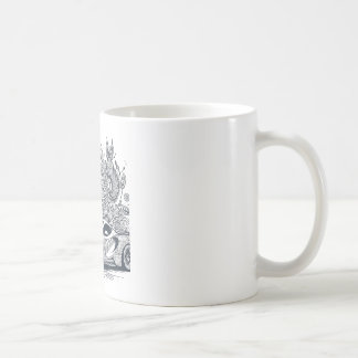 Taza de Coche Deportivo con Mandalas Kaffeetasse