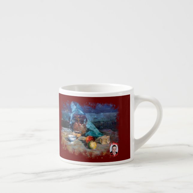 Taza de Espresso Bodegón a espátula Espressotasse (Rechts)