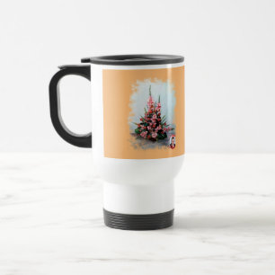Taza De Viaje Bodegón de flores Reisebecher