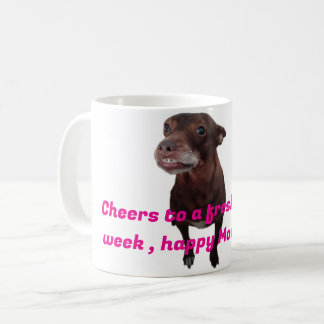 Taza desayuno con perrito divertido kaffeetasse